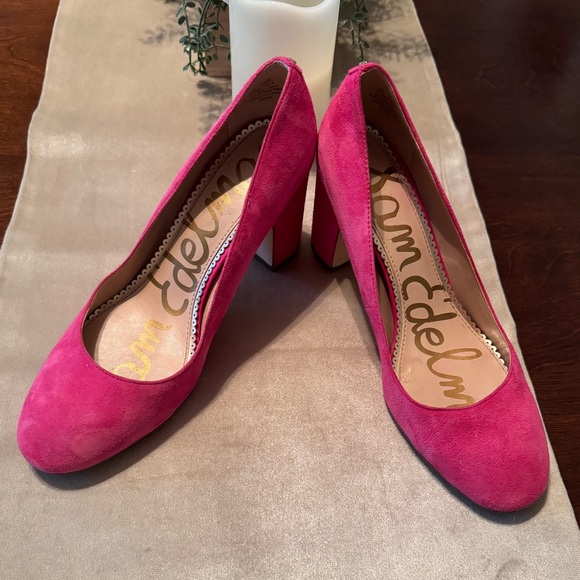 Sam Edelman pink block heels - Picture 6 of 6